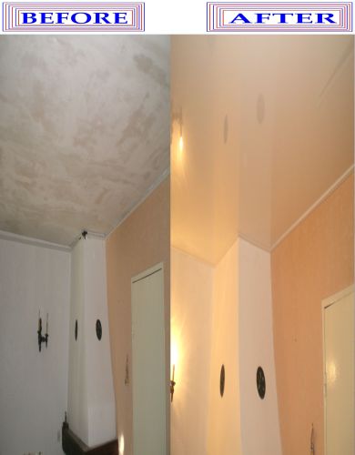 Stretch ceiling finishes,